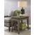 Plank Road Artisans Round Wood Cocktail Table Set