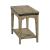 Plank Road Artisans Round Wood Cocktail Table Set
