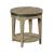 Plank Road Artisans Round Wood Cocktail Table Set