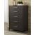 Ashley SM Burkhaus 5-Drawer Wood Veneer Chest