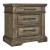 Ashley SM Markenburg 3-Drawer Wood Veneer Nightstand with Power Supply & USB