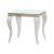 Luna Glass Top Square End Table