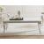 Luna Glass Top Rectangle Coffee Table