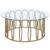 Monett Glass Round Coffee Table