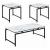 Clark Faux Marble 3-piece Occasional Set