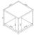 Beckley Chevron End Table