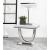 Kerwin Square End Table with Chrome U-base