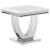 Kerwin Square End Table with Chrome U-base