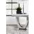 Kerwin Square End Table with Chrome U-base