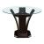 Daisy Round Wood/Glass Counter Height Set