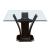 Daisy Square Wood/Glass Dining Table