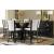 Daisy Round Wood/Glass Counter Height Table
