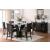 Daisy Round Wood/Glass Counter Height Set