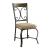 Kiele Fabric/Metal Dining Chair