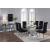 Noralie Glass/Mirror Rectangular Dining Table