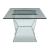 Noralie Glass/Mirror Rectangular Dining Table