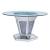 Noralie 71285 Glass/Mirror Round Dining Table