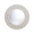 Floral Pattern Clam Shell Framed Mirror