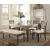 Claudia Marble/Wood Dining Set