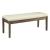Claudia Fabric/Wood Bench