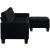 Earsom Linen Sectional Sofa w/Ottoman