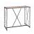 Jodie Wood/Metal Rectangular Bar Table