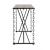 Jodie Wood/Metal Rectangular Bar Table