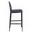 Jodie Leatherette/Metal Bar Chair