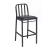 Jodie Leatherette/Metal Bar Chair