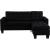 Earsom Linen Sectional Sofa w/Ottoman