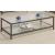 Trini Glass Rectangular Coffee Table with Shelf