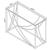 Lille Glass Top Rectangular Sofa Table