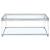 Anne Acrylic Coffee Table with Lower Shelf