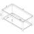 Anne Acrylic Coffee Table with Lower Shelf