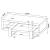 Dinard Wood Veneer Rectangular Coffee Table with Shelf