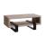 Dinard Wood Veneer Rectangular Coffee Table with Shelf