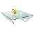 72102 Square Bent Glass Cocktail Table