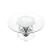 Noralie 72145 Glass/Mirror Round Dining Table