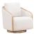 Nora Fabric Swivel Accent Chair | Comfortable Armchair | Liberty