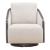 Nora Fabric Swivel Accent Arm Chair