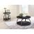 Dacre Wood Veneer Round Coffee Table
