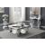 Amalia Square Mirrored End Table