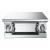 Amalia Mirrored Square Coffee Table with Lower Shelf