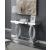 Amalia Rectangular Mirrored Sofa Table with Shelf