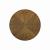 Brinnon Round Wood Veneer End Table with Metal Legs