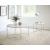 Ellison Marble Round Coffee Table with X-cross Base