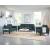 Ellison Marble Round Coffee Table with X-cross Base