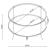 Laurie Glass Top Round Coffee Table