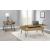 Fanning Square End Table with Open Compartment
