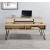 Fanning Wood Veneer Lift Top Storage Coffee Table